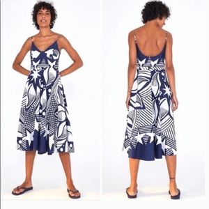 FARM Rio Cowrie Shell Sleeveless Midi Dress